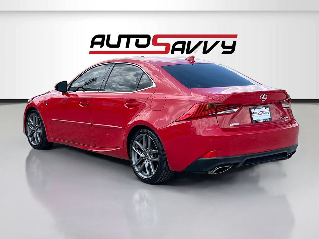 2019 Lexus IS 350 Red at Westside Lexus