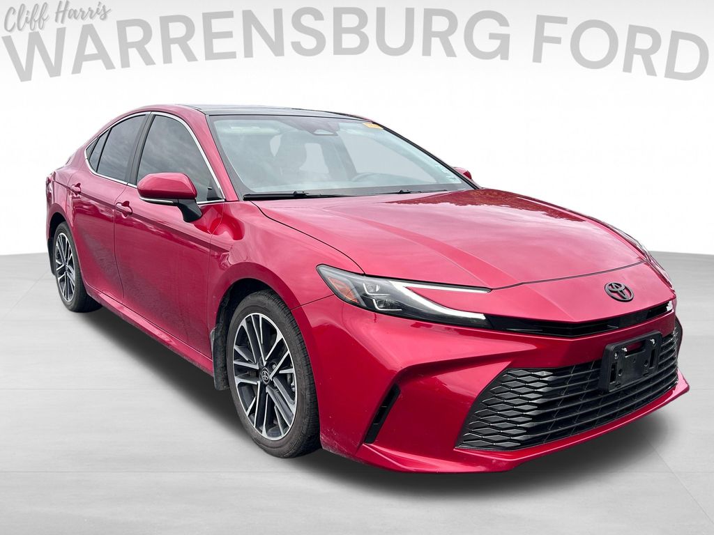 Supersonic Red 2025 Toyota Camry Sedan Front-Wheel Drive Continuously Variable Transmission