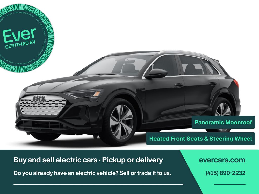 Black Metallic 2024 Audi Q8 e-tron SUV / Crossover All-Wheel Drive Automatic