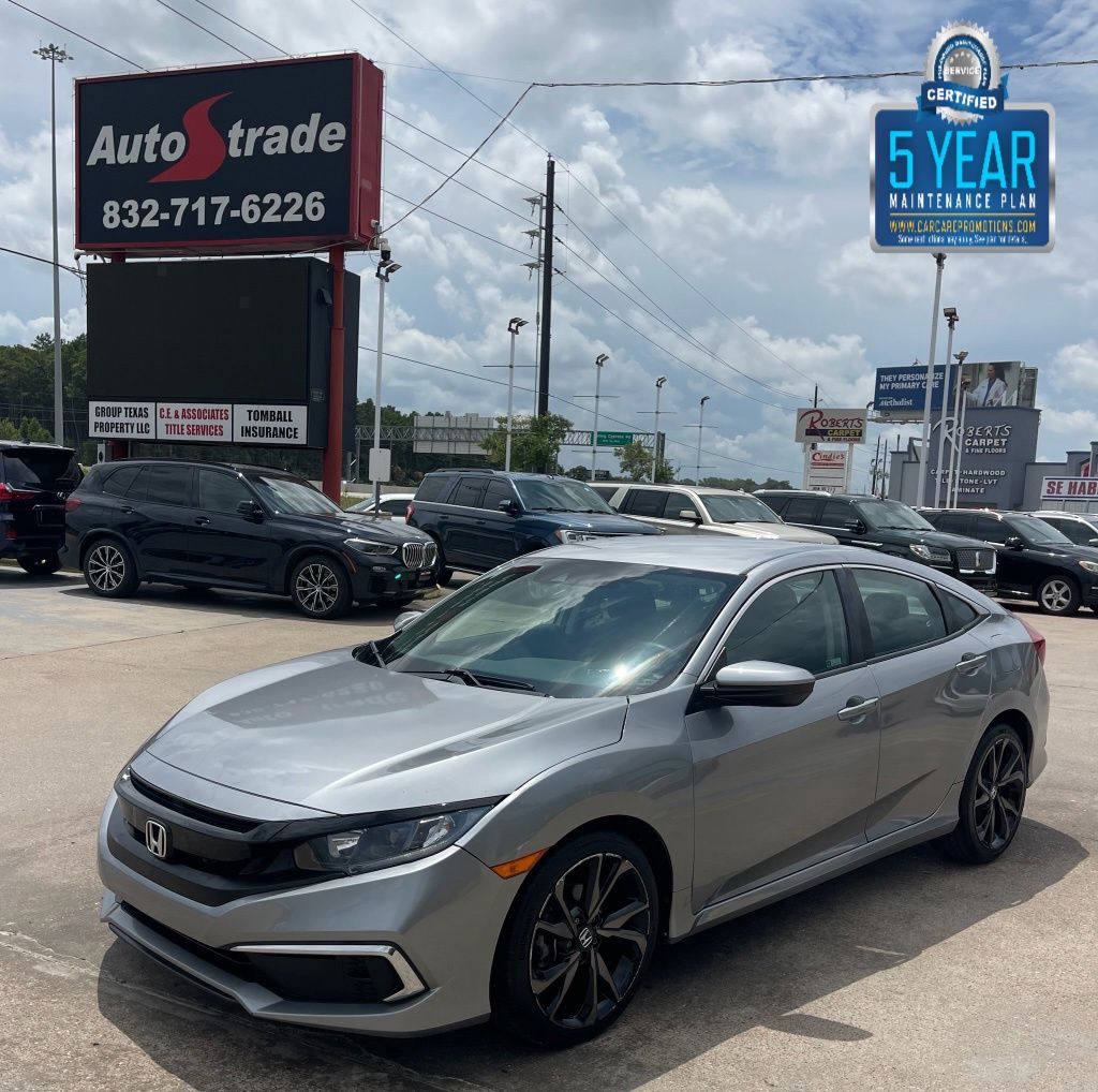 2019 Honda Civic LX Silver at Emmons Autoplex