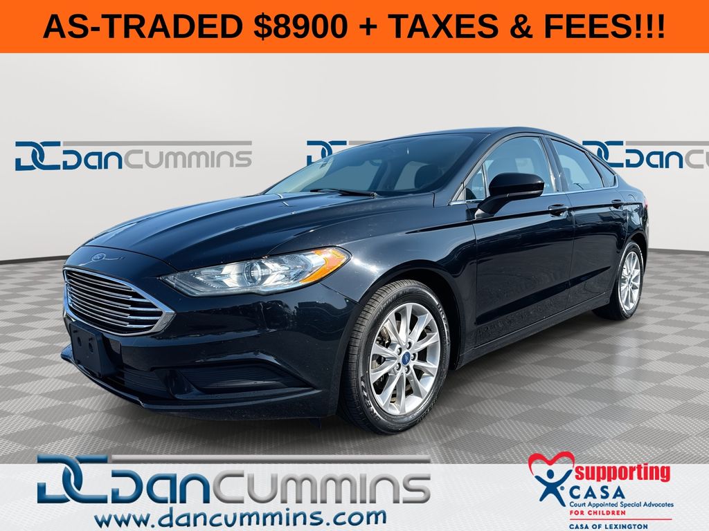 Shadow Black 2017 Ford Fusion Sedan Front-Wheel Drive 6-Speed Automatic