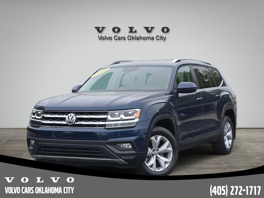 Tourmaline Blue Metallic 2018 Volkswagen Atlas SE 4Motion SUV / Crossover All-Wheel Drive 8-Speed Automatic