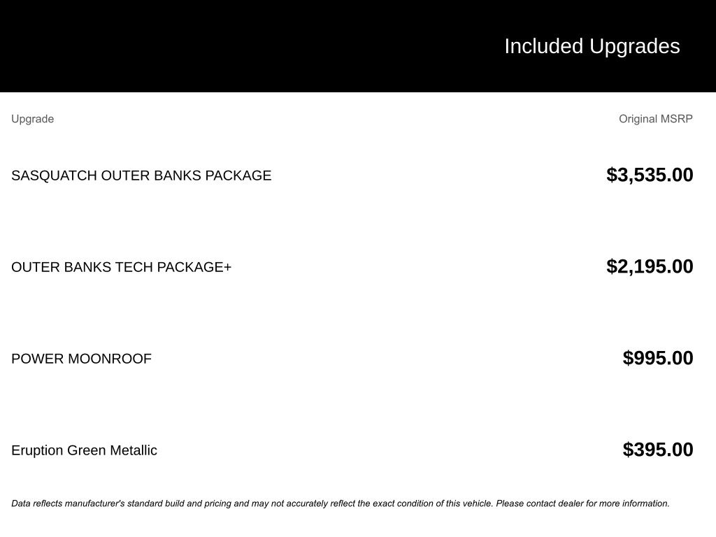 2025 Ford Bronco Sport Outer Banks