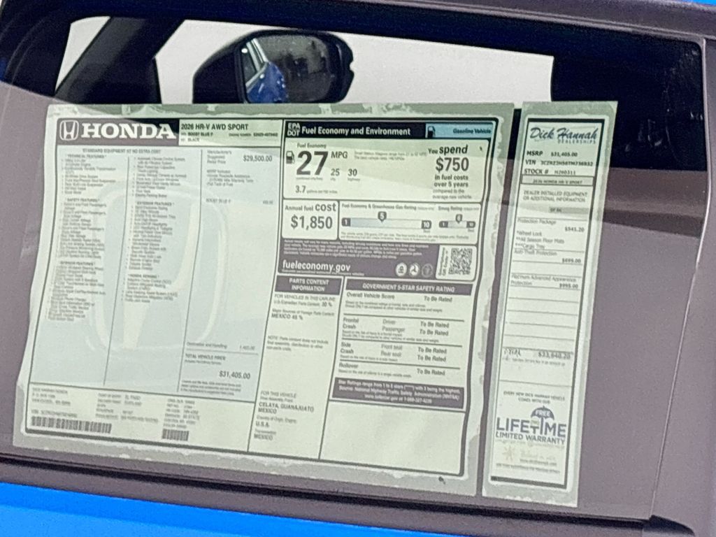 2026 Honda HR-V Sport