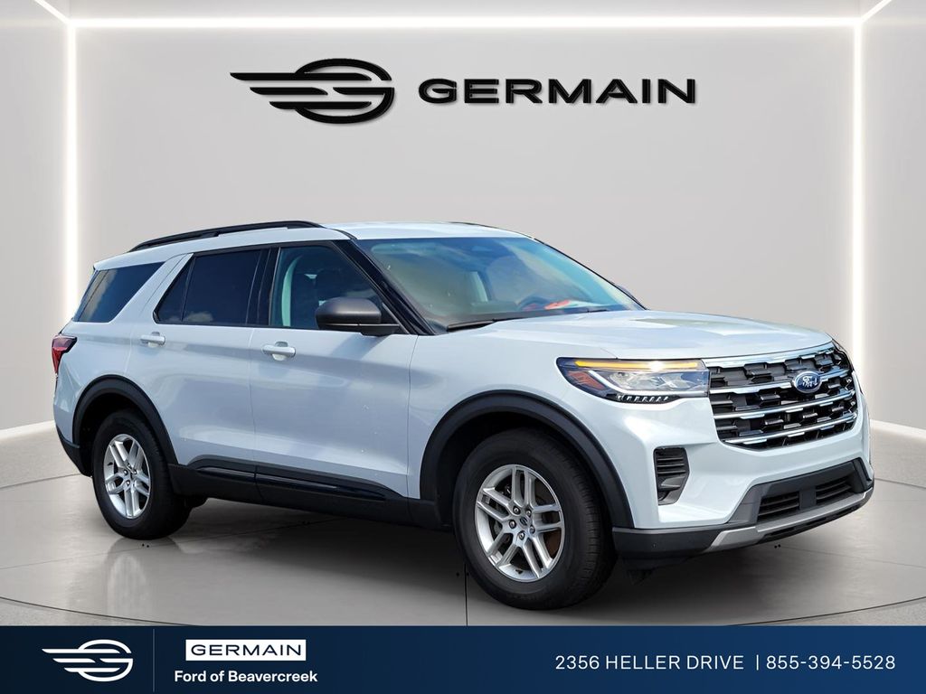 White Metallic 2026 Ford Explorer Active RWD SUV / Crossover Rear-Wheel Drive Automatic