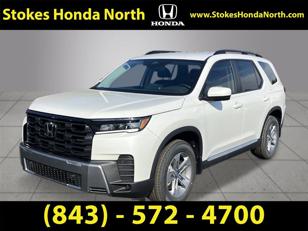 2026 Honda Pilot EX-L White at Stokes Honda North