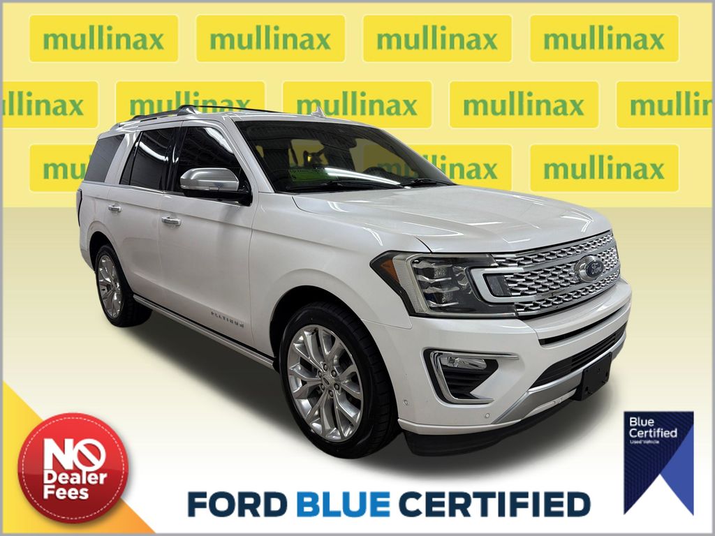White Platinum Clearcoat Metallic 2019 Ford Expedition SUV / Crossover 4X2 Automatic
