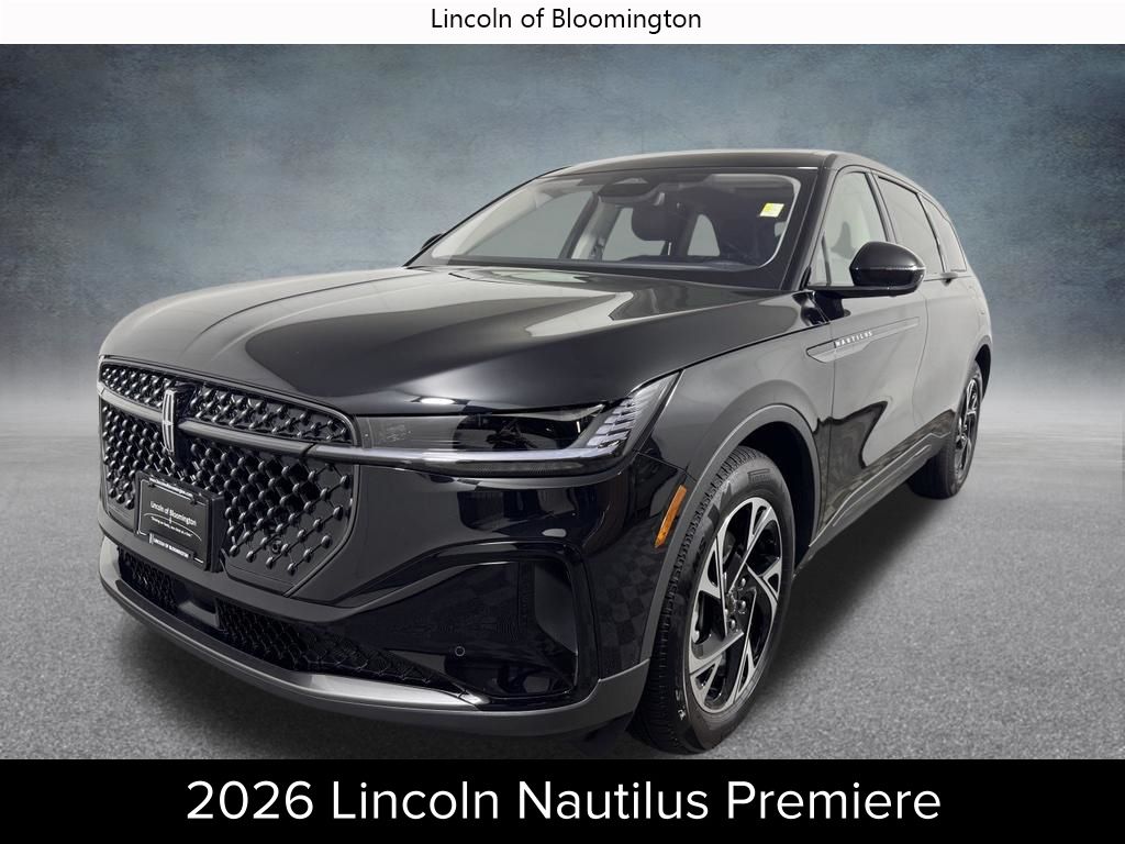Infinite Black Metallic Clearcoat 2026 Lincoln Nautilus SUV / Crossover All-Wheel Drive Continuously Variable Transmission