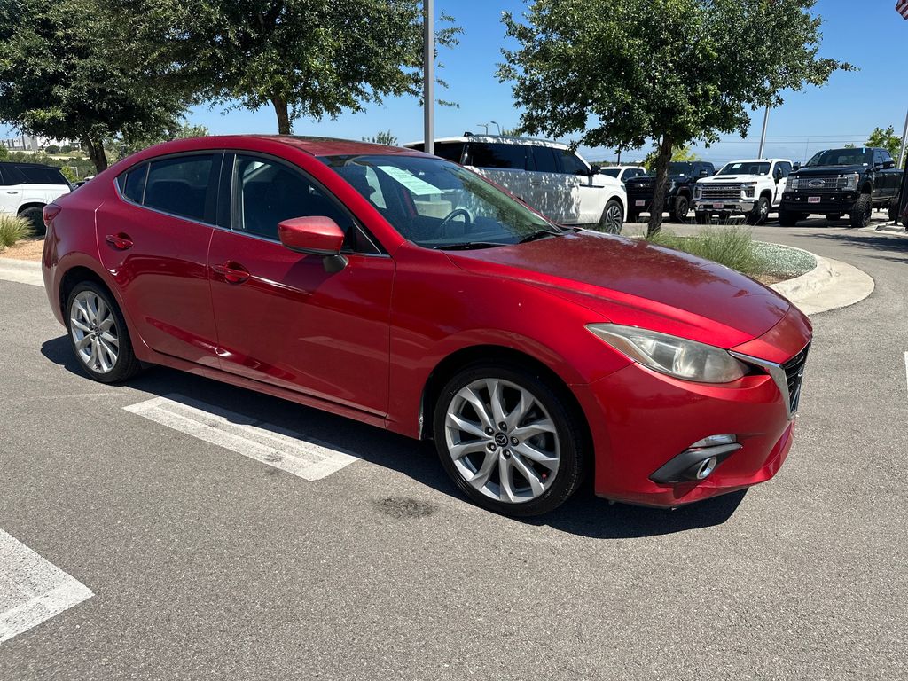 Red Metallic 2016 Mazda MAZDA3 s Touring Sedan Front-Wheel Drive 6-Speed Automatic