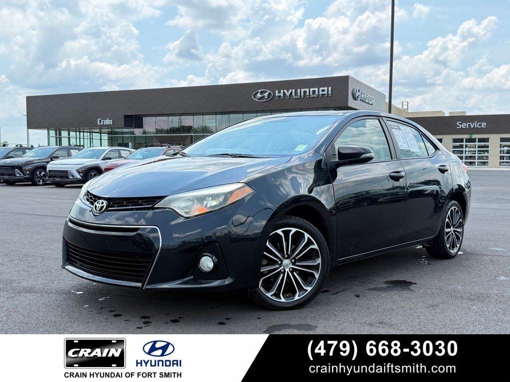 Black Sand Pearl 2016 Toyota Corolla Sedan Front-Wheel Drive Continuously Variable Transmission