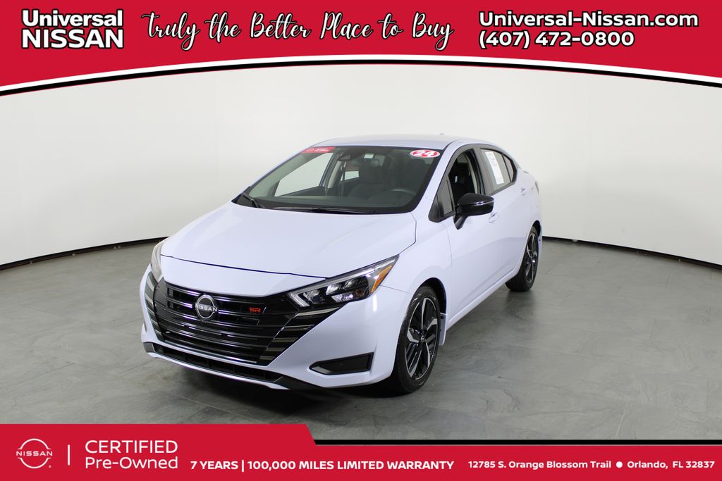 Gray Sky Pearl 2024 Nissan Versa Sedan Front-Wheel Drive Continuously Variable Transmission