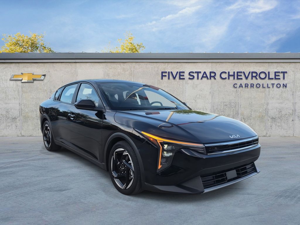 Aurora Black Pearl 2025 Kia K4 EX FWD Sedan Front-Wheel Drive Continuously Variable Transmission