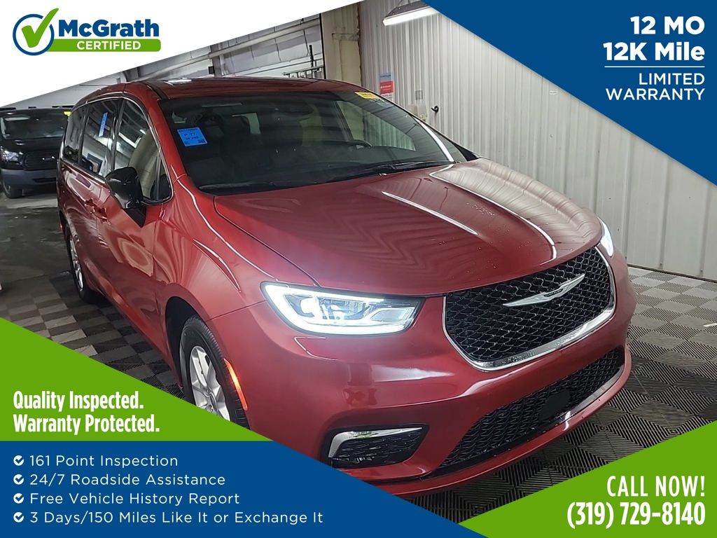 Red Hot Pearlcoat 2025 Chrysler Pacifica Select FWD Minivan Front-Wheel Drive 9-Speed Automatic