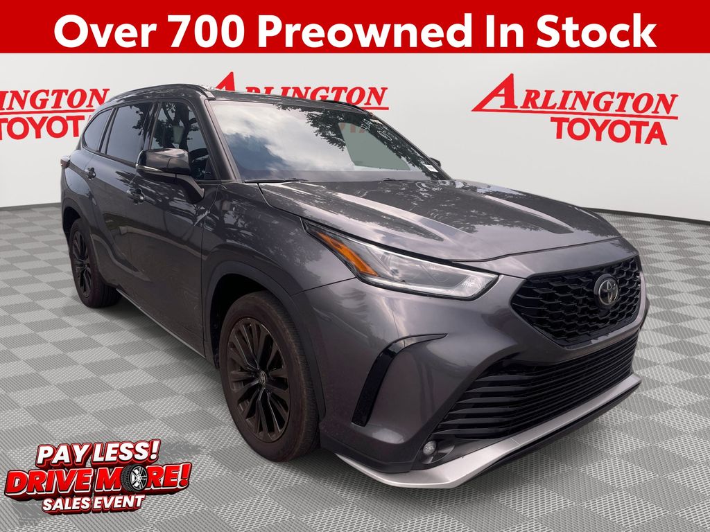 Magnetic Gray Metallic 2024 Toyota Highlander SUV / Crossover Front-Wheel Drive 8-Speed Automatic