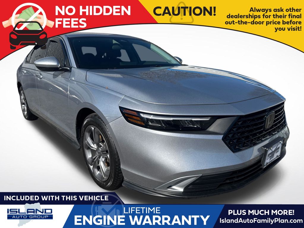 Gray 2024 Honda Accord EX FWD Sedan Front-Wheel Drive Continuously Variable Transmission