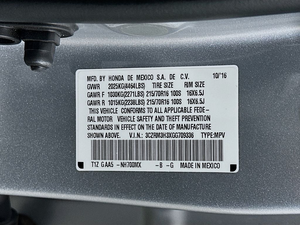 2016 Honda CR-V LX 31