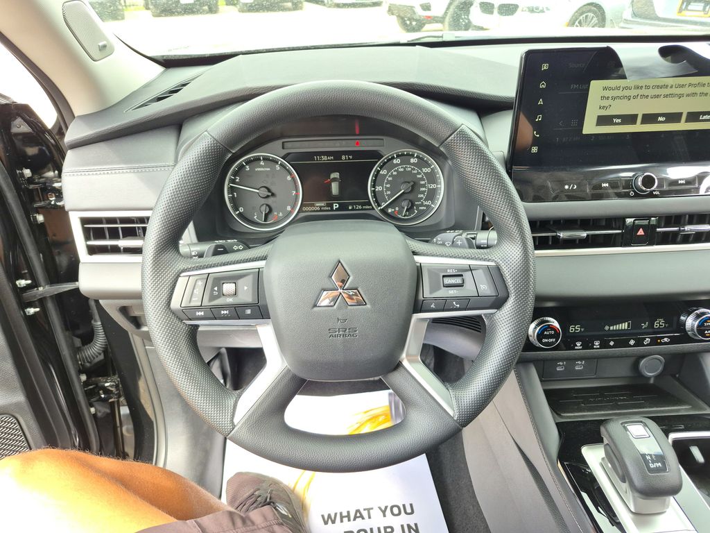 2026 Mitsubishi Outlander ES Black at North Houston Mitsubishi