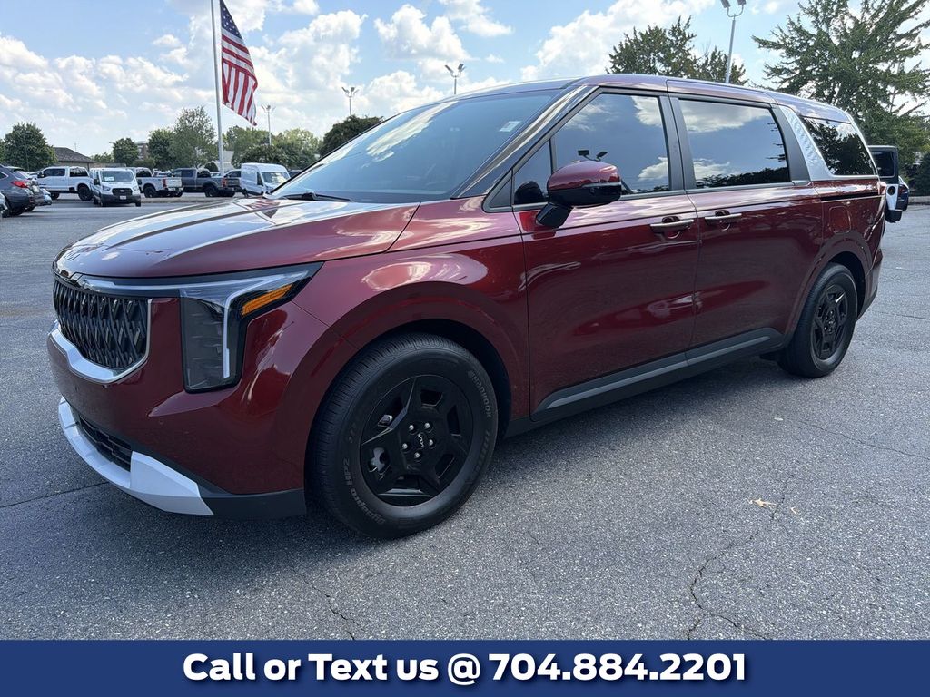 Flare Red 2026 Kia Carnival Minivan Front-Wheel Drive 8-Speed Automatic