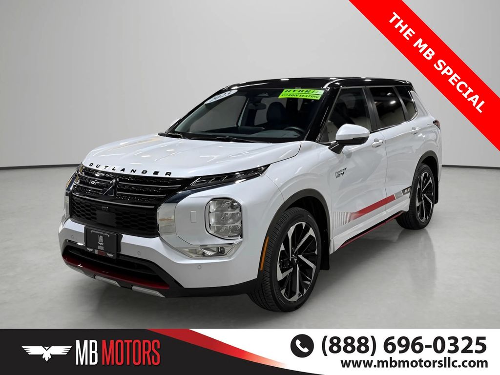 White 2023 Mitsubishi Outlander Hybrid Plug-in SUV / Crossover All-Wheel Drive 1-Speed Automatic