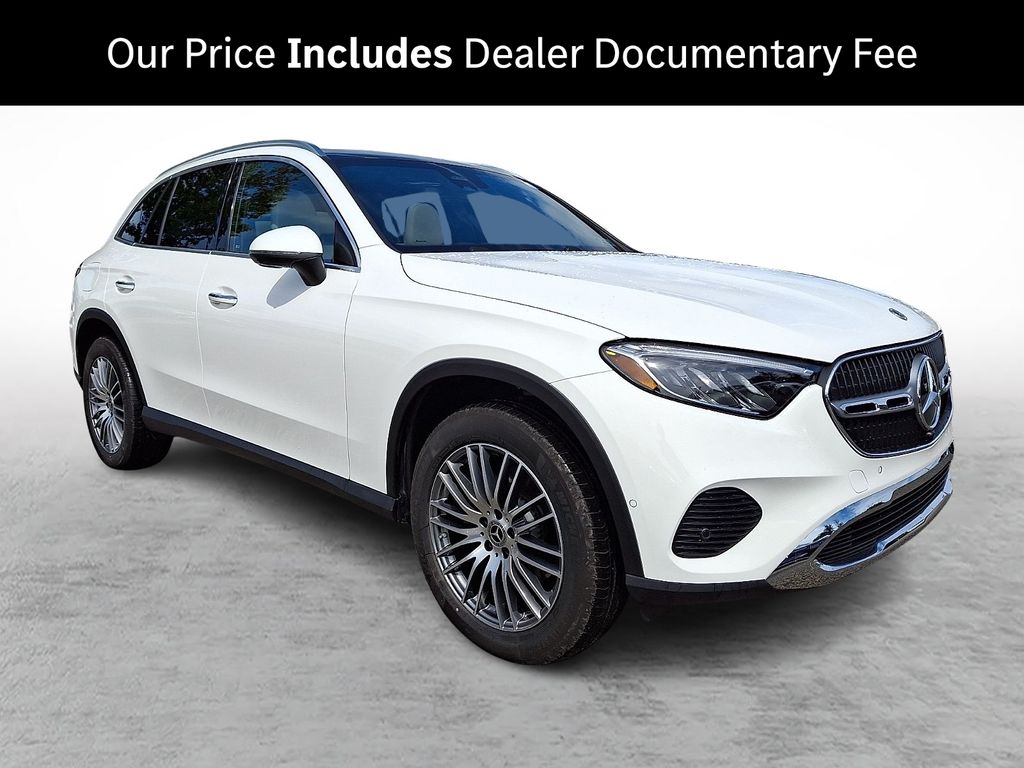 Polar White 2026 Mercedes-Benz GLC SUV / Crossover All-Wheel Drive 9-Speed Automatic