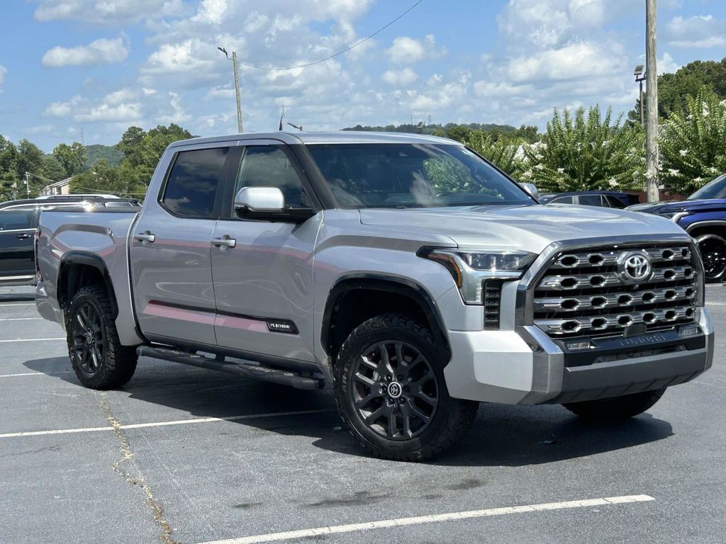 Celestial Silver Metallic 2024 Toyota Tundra Pickup Truck Four-Wheel Drive Automatic