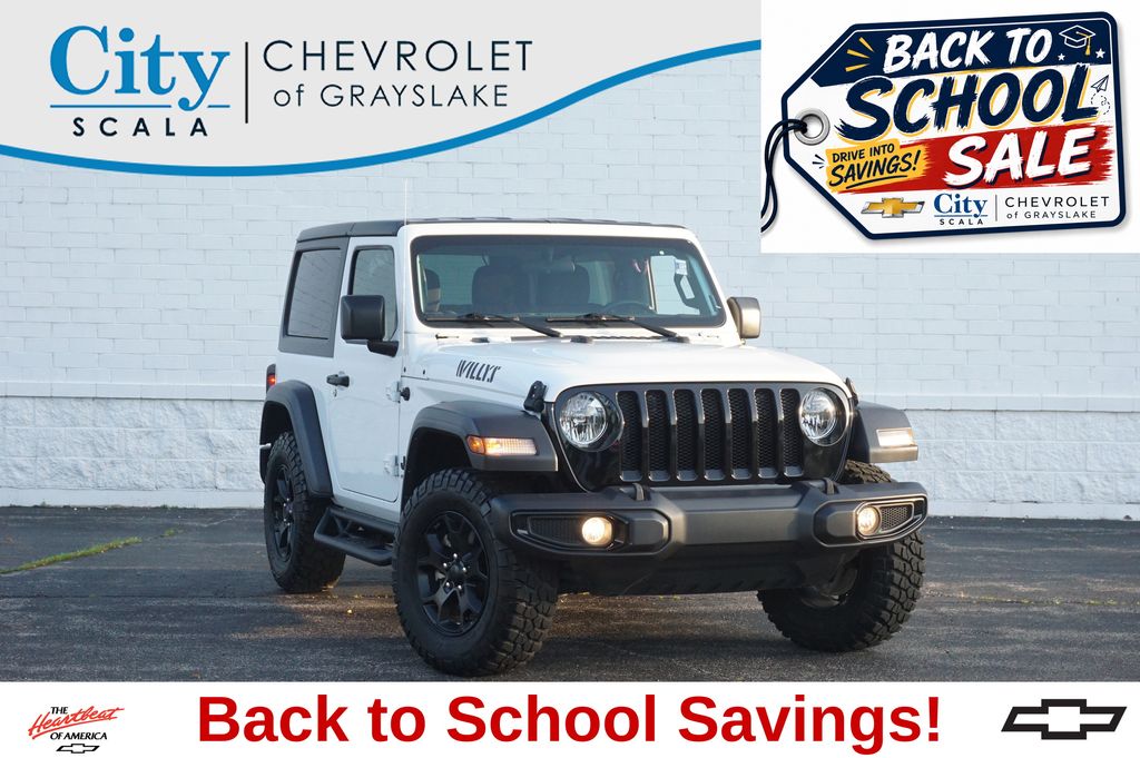 Bright White Clearcoat 2023 Jeep Wrangler SUV / Crossover Four-Wheel Drive 6-Speed Manual