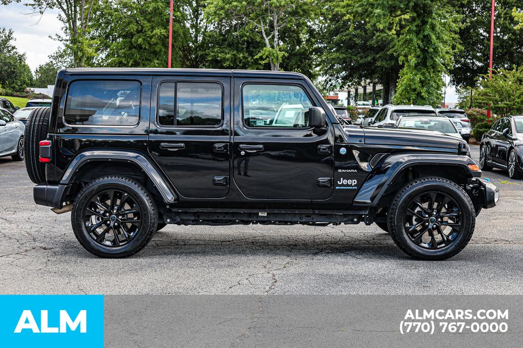 Used 2024 Black Jeep Sahara 4xe image 9