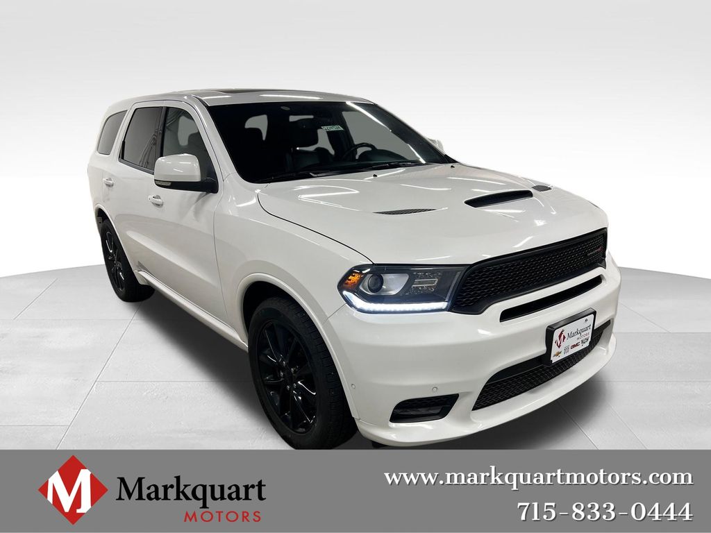 Vice White 2019 Dodge Durango SUV / Crossover All-Wheel Drive 8-Speed Automatic