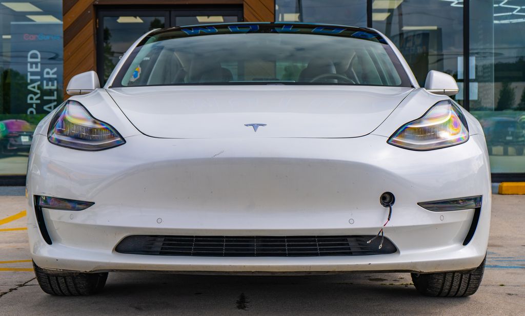 2020 Tesla Model 3 Standard Range Plus White at Genesis of Spring
