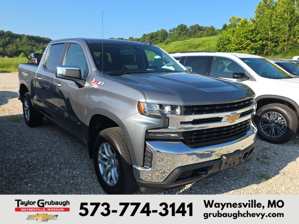 Gray (Satin Steel Metallic) 2020 Chevrolet Silverado 1500 Pickup Truck Four-Wheel Drive 8-Speed Automatic
