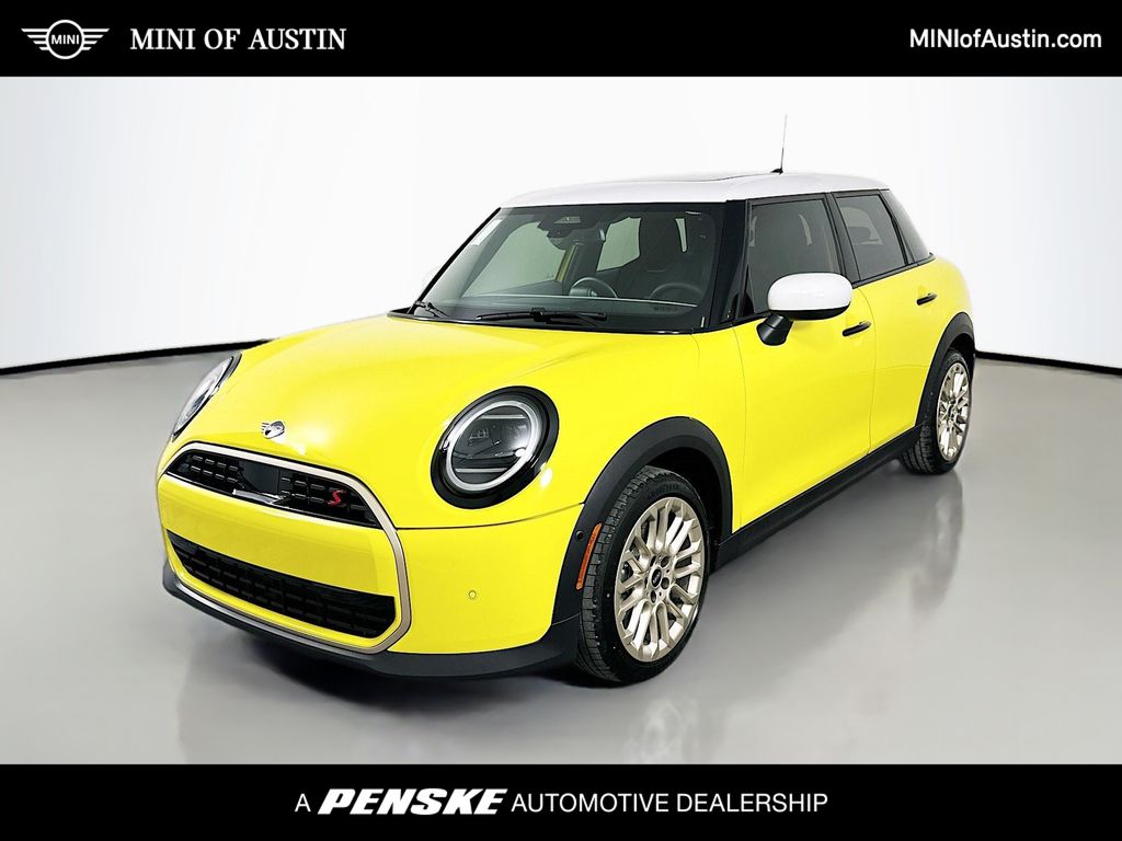 Yellow 2025 MINI Cooper Hatchback Front-Wheel Drive 7-Speed Automatic