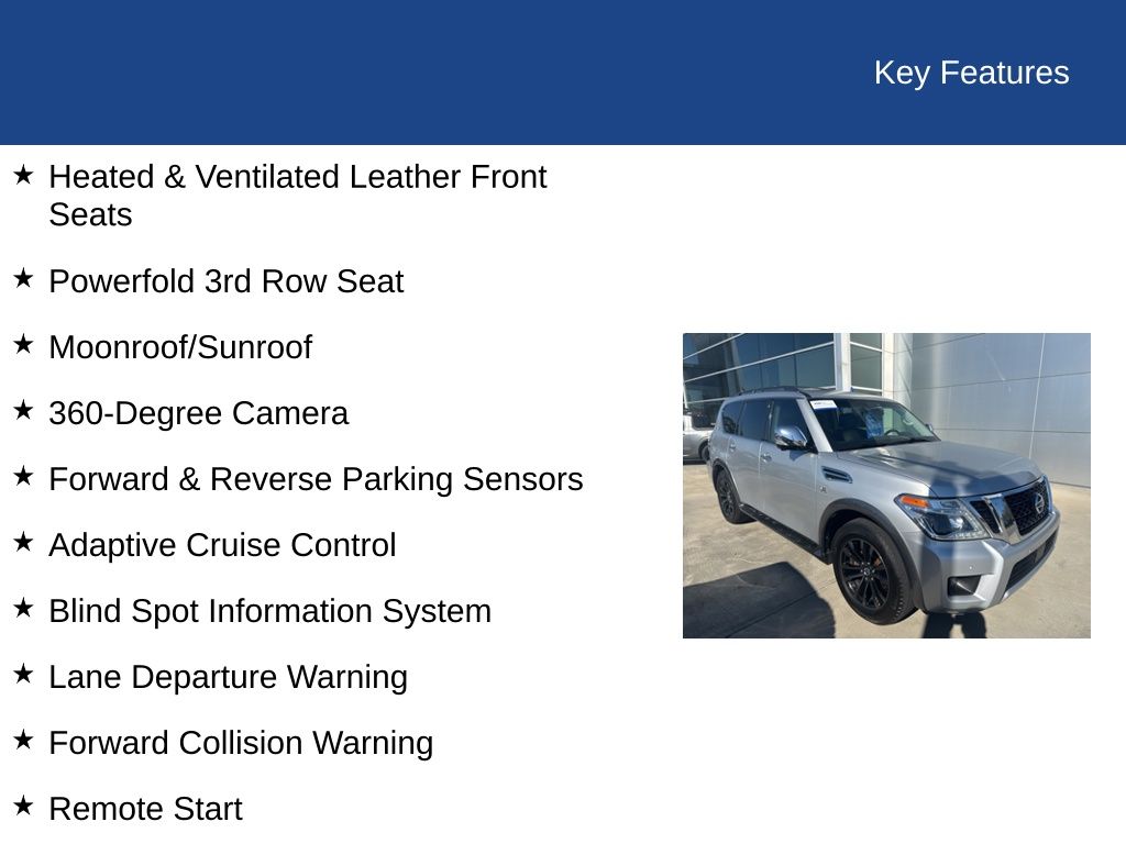 2017 Nissan Armada Platinum