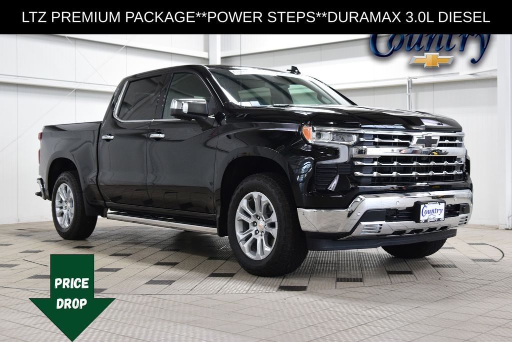 Black 2026 Chevrolet Silverado 1500 Pickup Truck Four-Wheel Drive Automatic