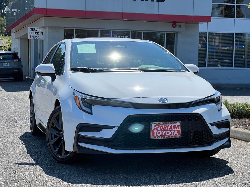 Ice Cap 2025 Toyota Corolla Sedan Front-Wheel Drive Continuously Variable Transmission