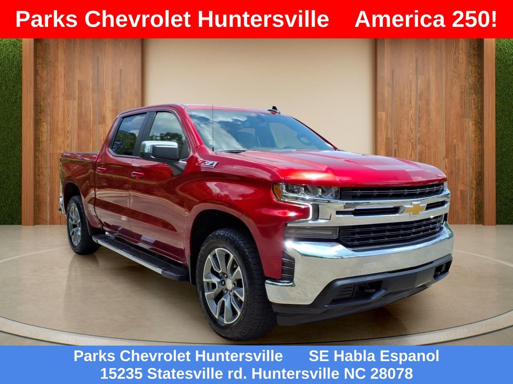 Cherry Red 2022 Chevrolet Silverado 1500 Pickup Truck Four-Wheel Drive 8-Speed Automatic