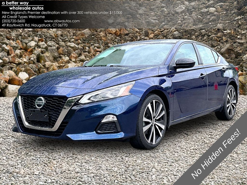 Deep Blue Pearl 2019 Nissan Altima 2.5 SR AWD Sedan All-Wheel Drive Continuously Variable Transmission