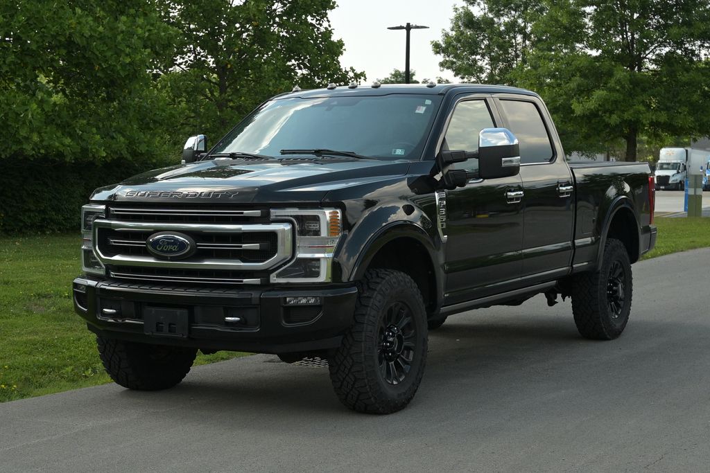 Black Metallic 2020 Ford F-350 Super Duty Pickup Truck Four-Wheel Drive Automatic