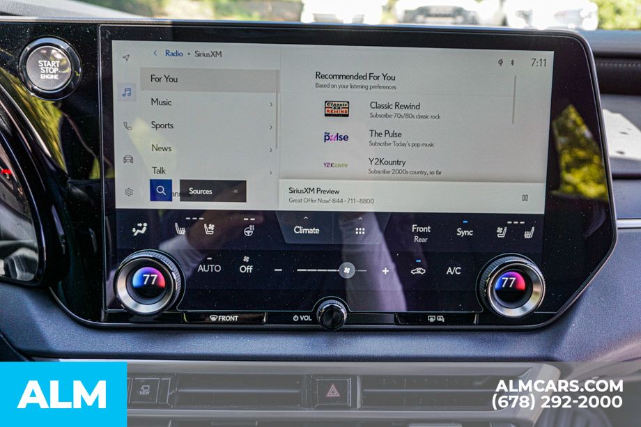 Used 2023 Silver Lexus 350 Luxury image 37