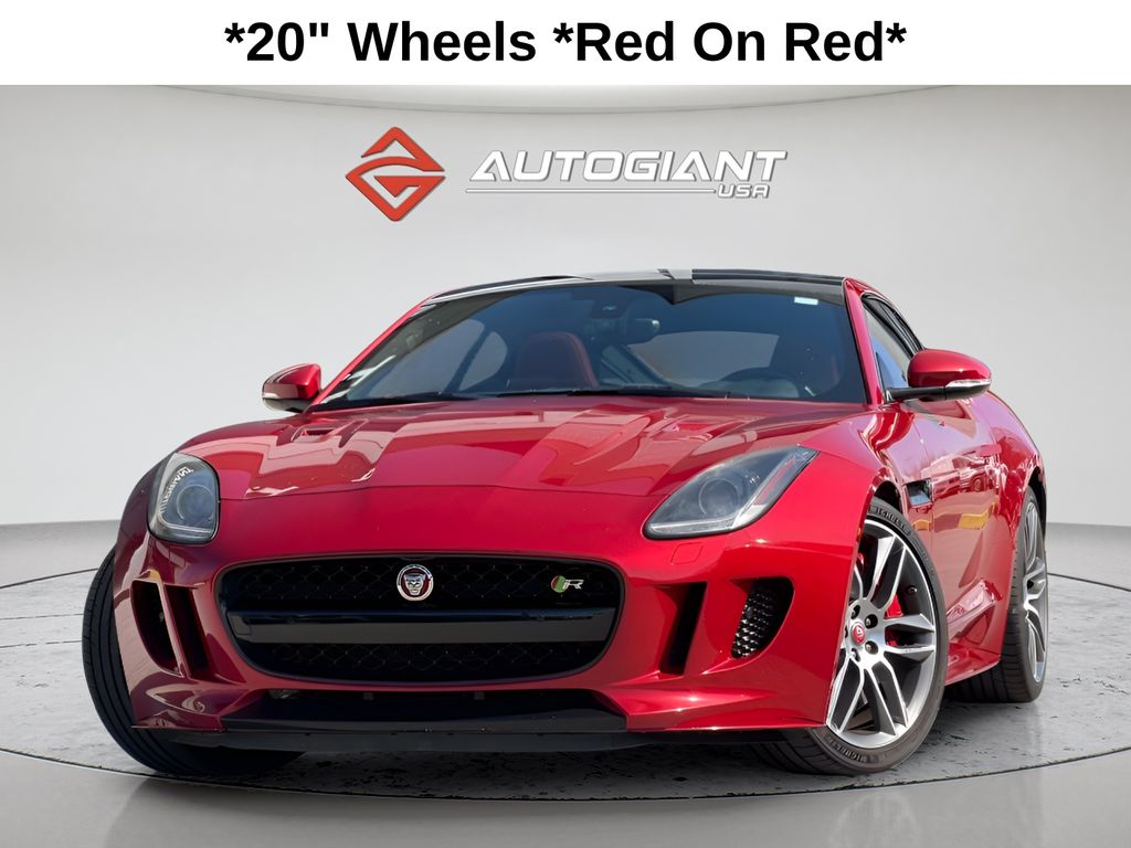 Red 2016 Jaguar F-TYPE R Coupe AWD Coupe All-Wheel Drive 8-Speed Automatic
