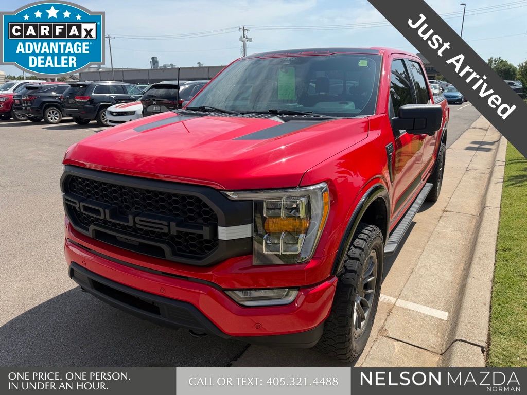 Race Red 2021 Ford F-150 Pickup Truck Four-Wheel Drive Automatic