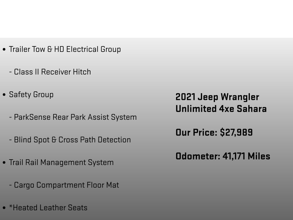 2021 Jeep Wrangler Unlimited Sahara 4xe Gray at Grove City Ford
