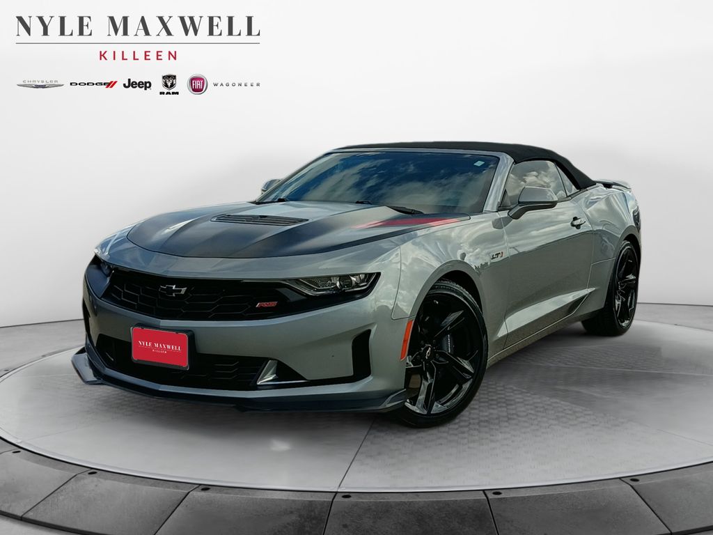 Sharkskin Metallic 2023 Chevrolet Camaro Convertible Rear-Wheel Drive 6-Speed Manual