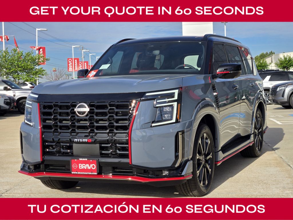 2026 Nissan Armada NISMO Gray at Bravo Nissan