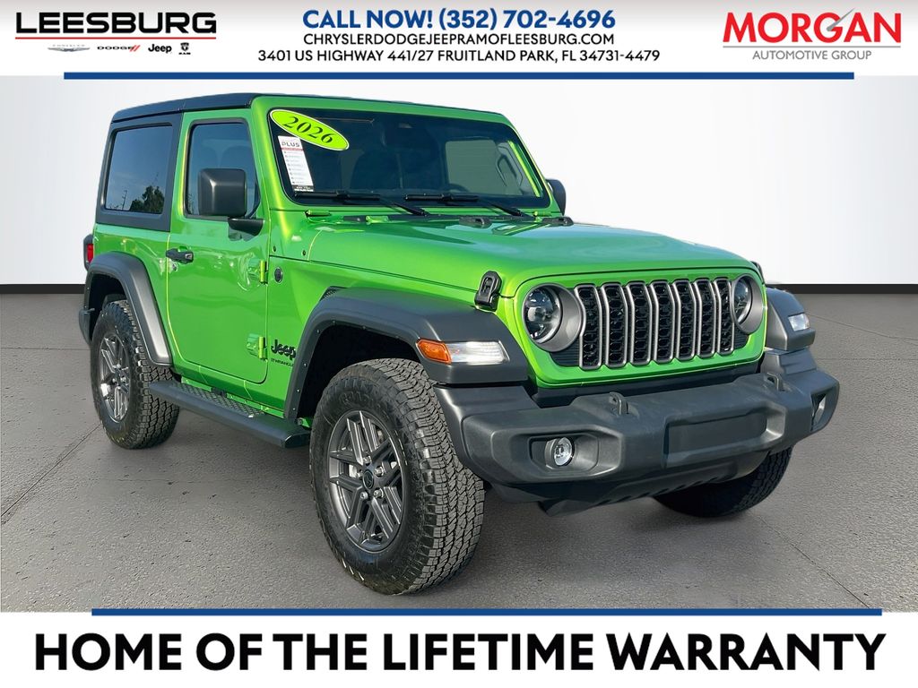 Mojito Clearcoat 2026 Jeep Wrangler SUV / Crossover Four-Wheel Drive 8-Speed Automatic