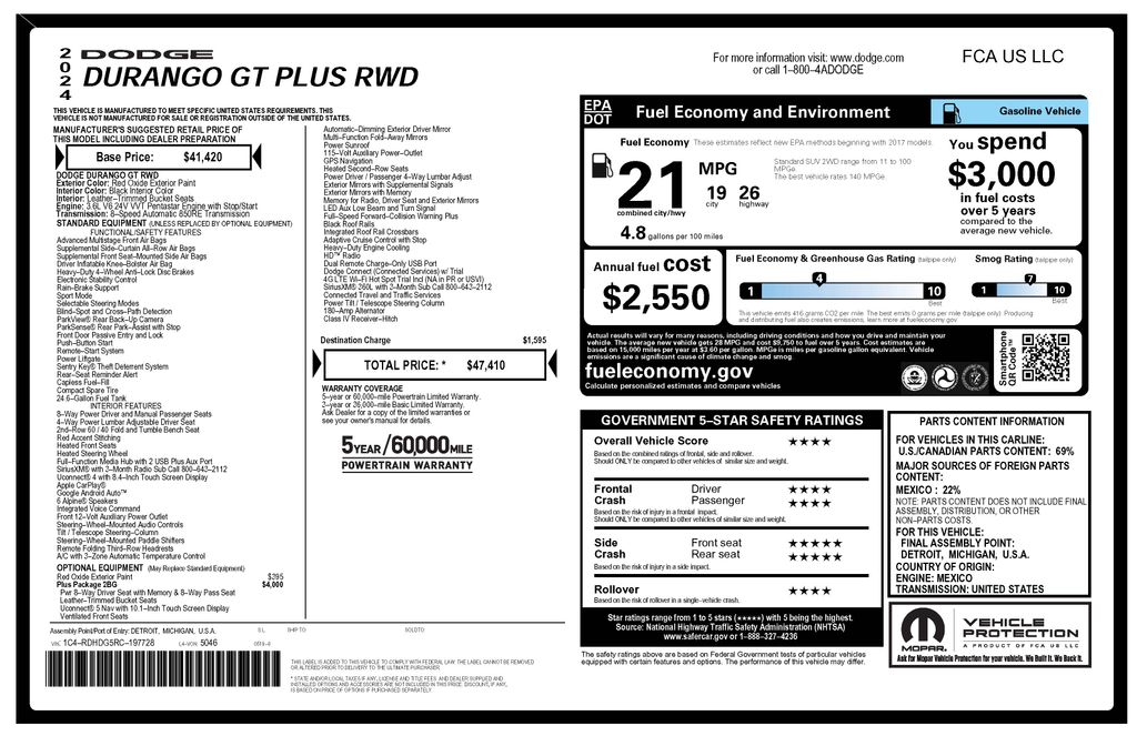 Used 2024 Red Dodge GT Plus image 4