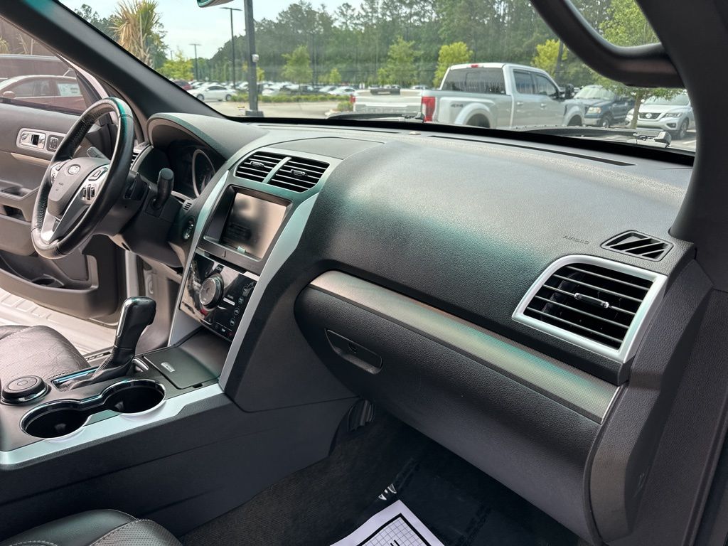 2014 White Platinum Clearcoat Metallic Ford Explorer Sport 4X4 SUV