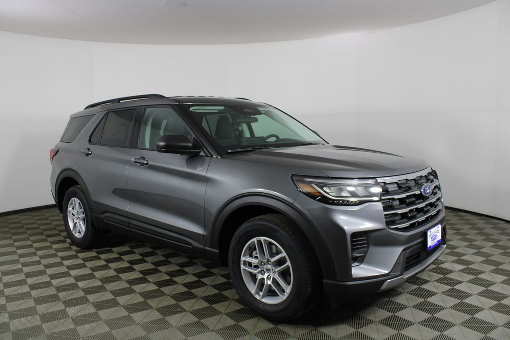Carbonized Gray Metallic 2026 Ford Explorer Active AWD SUV / Crossover All-Wheel Drive Automatic
