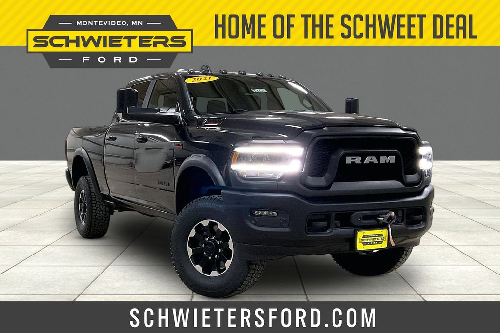 Gray (Maximum Steel Metallic Clearcoat) 2021 RAM 2500 Pickup Truck Four-Wheel Drive 8-Speed Automatic