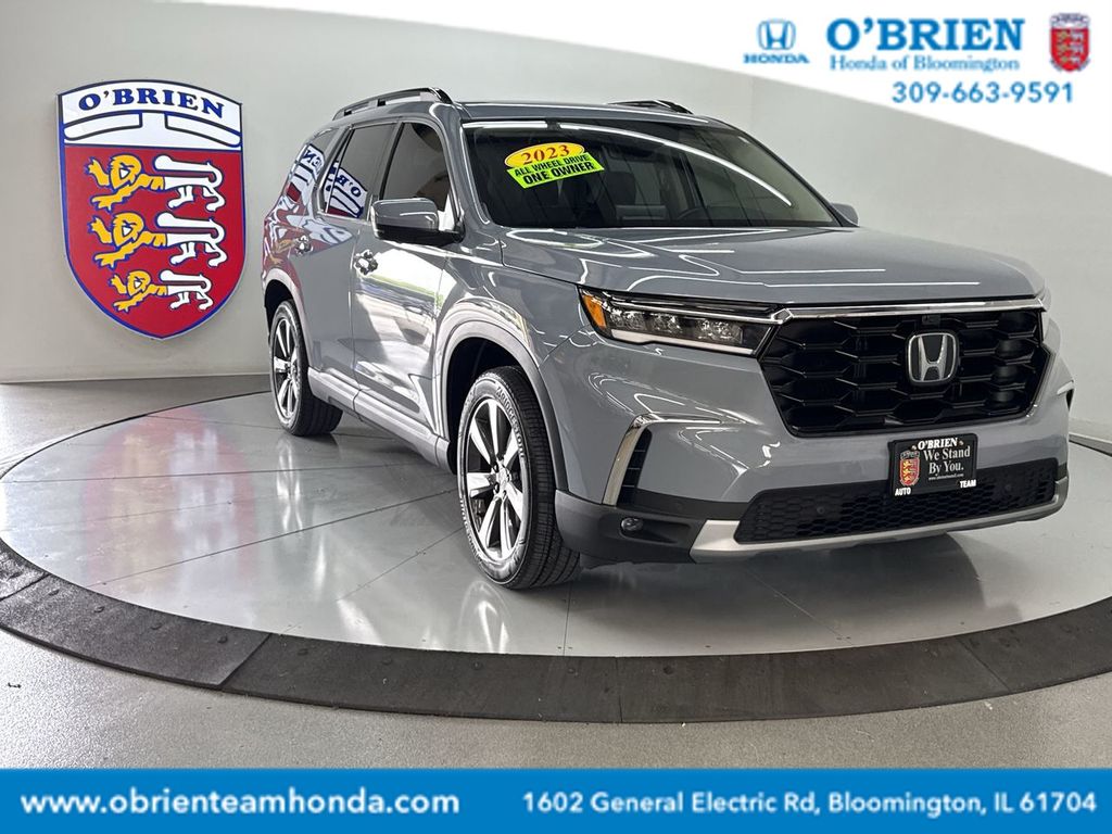 Gray 2023 Honda Pilot Elite AWD SUV / Crossover All-Wheel Drive Automatic
