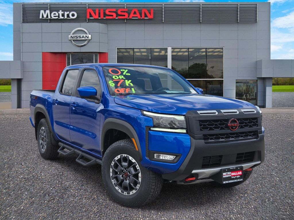 Blstn Prl 2026 Nissan Frontier PRO-4X Crew Cab 4WD Pickup Truck Four-Wheel Drive 9-Speed Automatic Overdrive